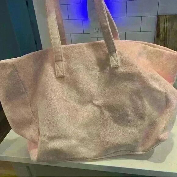 Stoney Clover Lane Pink Terry Large Tote - Picture 3 of 5